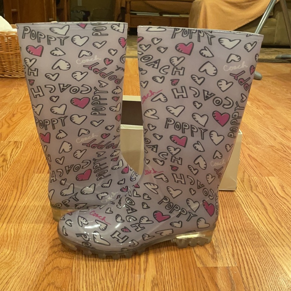 Coach Rain boots - size 9